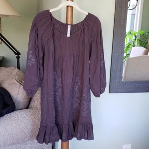 Boho Embroidered Dress
